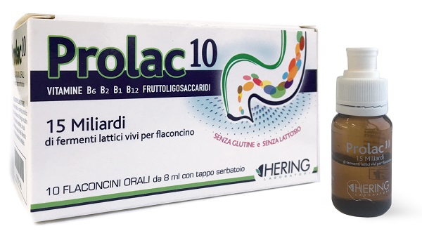 PROLAC10 FERMENTI LATTICI 15 MILIARDI 10 FLACONCINI 8 ML - Fontenova srl