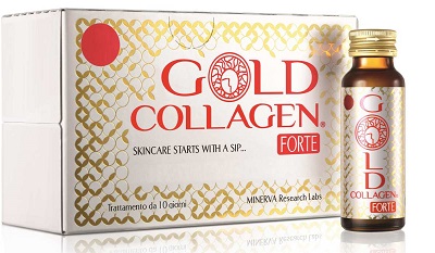 GOLD COLLAGEN FORTE 10 FLACONI - Fontenova srl