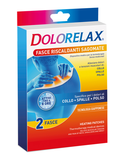 DOLORELAX FASCIA RISCALDANTE SAGOMATA 2 PEZZI - Fontenova srl