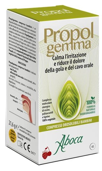 PROPOLGEMMA BAMBINI 45 COMPRESSE OROSOLUBILI 480 MG - Fontenova srl