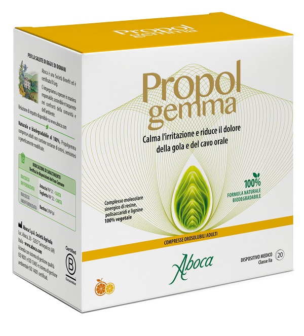 PROPOLGEMMA 20 COMPRESSE OROSOLUBILI ADULTI 1,50 G - Fontenova srl