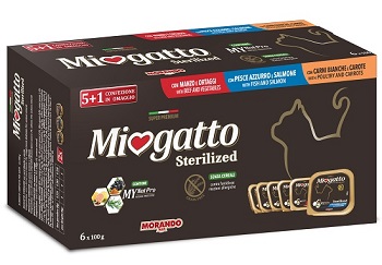 MIOGATTO MULTIPACK 5 X 100 G + 1 OMAGGIO - Fontenova srl