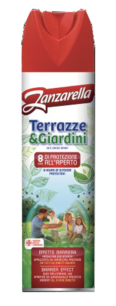 ZANZARELLA AMBIENTE SPRAY TERRAZZE&GIARDINI 400 ML - Fontenova srl