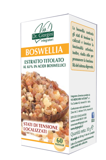 BOSWELLIA ESTRATTO TITOLATO 60 PASTIGLIE - Fontenova srl