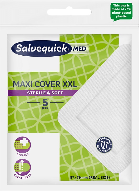 CEROTTO SALVELOX MED MAXI COVER XXL 97X79MM 5 PEZZI - Fontenova srl