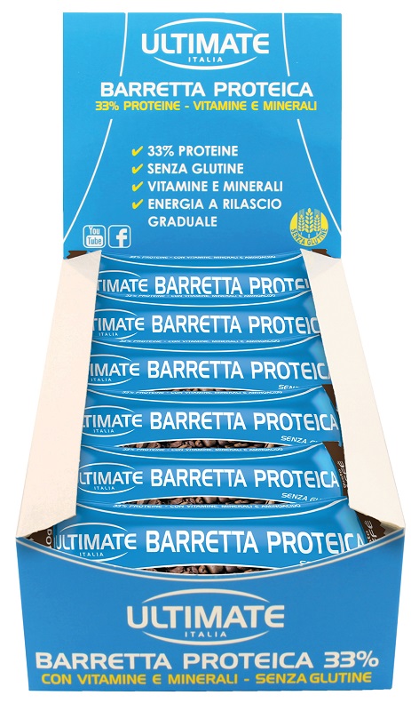 ULTIMATE BARRETTA PROTEICA CAFFE' 24 PEZZI DA 40 G - Fontenova srl