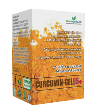 CURCUMIN GEL 95+ 20 BUSTINE DA 5 ML - Fontenova srl