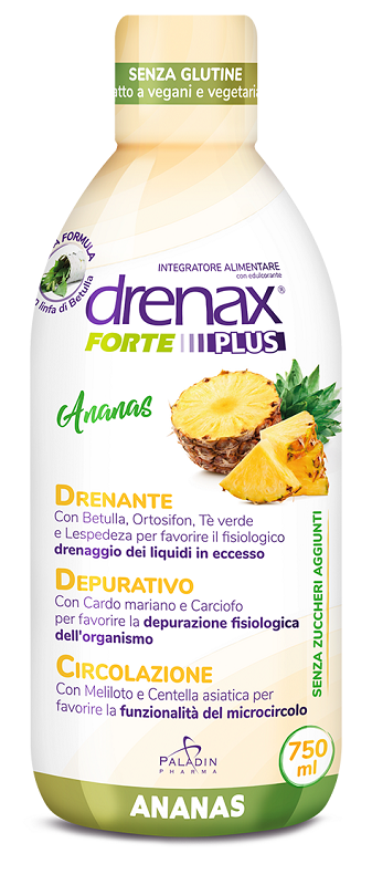 DRENAX FORTE PLUS ESOTICO CON ESTRATTO D'ANANAS 750 ML - Fontenova srl