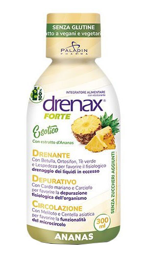 DRENAX FORTE ESOTICO CON ESTRATTO D'ANANAS 300 ML - Fontenova srl