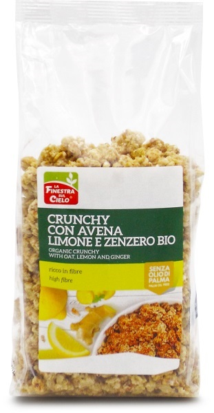 CRUNCHY CON AVENA LIMONE E ZENZERO - Fontenova srl