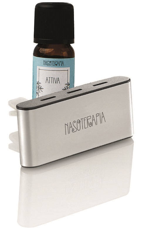 DIFFUSORE AUTO ARGENTO CON SINERGIA ATTIVA - Fontenova srl