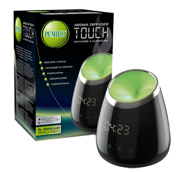 PUMILIO AROMA DIFFUSER TOUCH A ULTRASUONI - Fontenova srl
