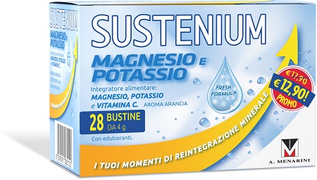 SUSTENIUM MAGNESIO POTASSIO 28 BUSTINE PROMO - Fontenova srl