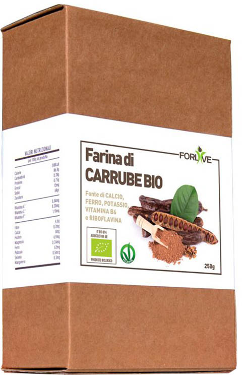 FARINA DI CARRUBE BIO 250 G - Fontenova srl