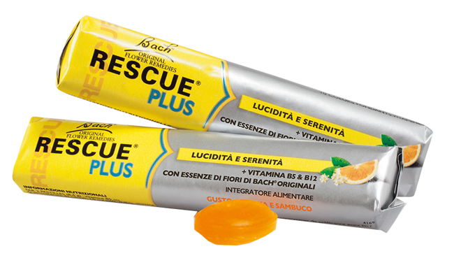 RESCUE ORIGINAL PLUS 10 CONFETTI AROMA ARANCIA E SAMBUCO - Fontenova srl