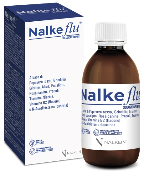 NALKEFLU SOLUZIONE ORALE 200 ML + 1  BUSTINA DA 2,5 G - Fontenova srl