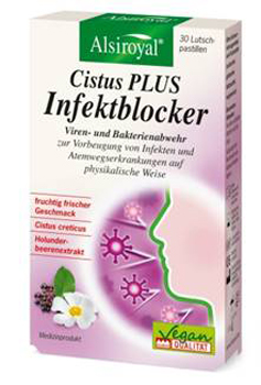ALSIROYAL INFEKT BLOCKER CISTUS PLUS  30 PASTIGLIE GOMMOSE 57 G - Fontenova srl