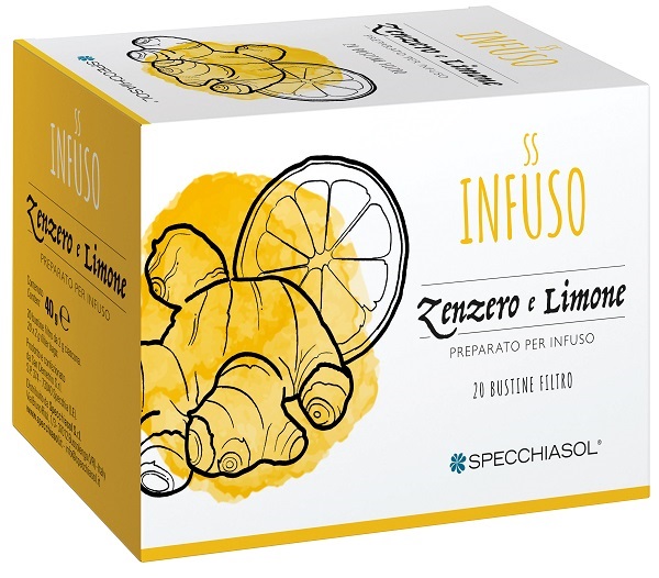 INFUSO TISANA ZENZERO + LIMONE 20 FILTRI - Fontenova srl