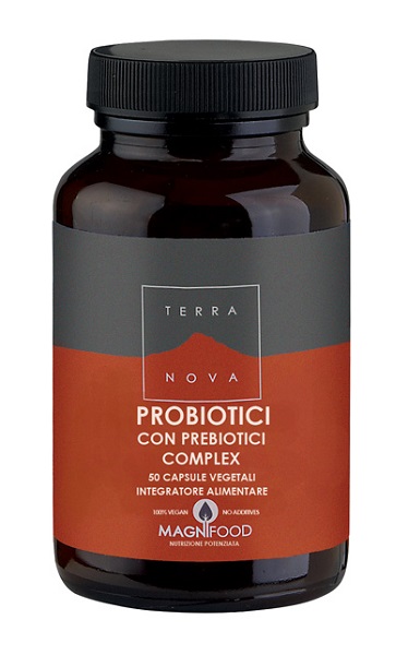 TERRANOVA PROBIOTICI CON PREBIOTICI COMPLEX 50 CAPSULE VEGETALI - Fontenova srl
