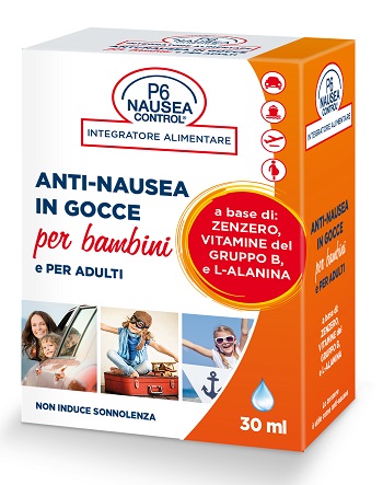 P6 NAUSEA CONTROL GOCCE ANTINAUSEA 30 ML - Fontenova srl