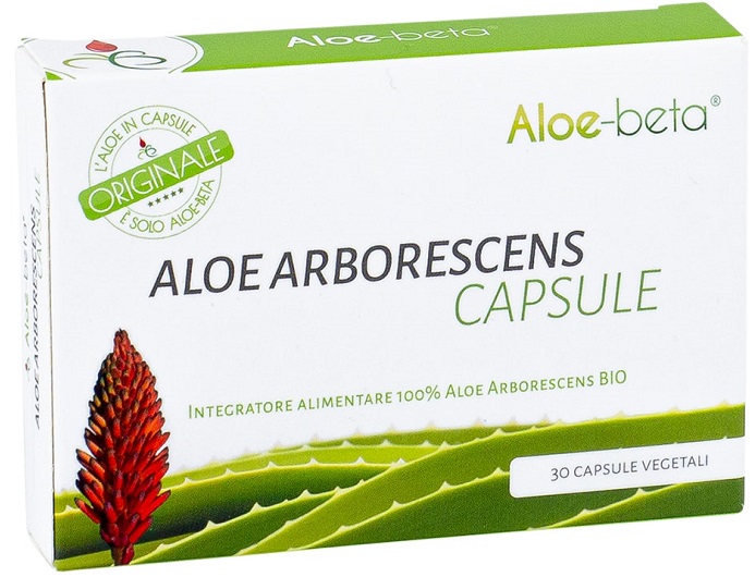 ALOE BETA 30 CAPSULE ALOE ARBORESCENS - Fontenova srl