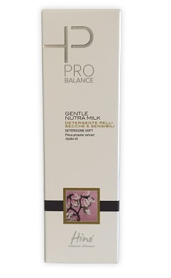 HINO NATURAL SKINCARE PRO BALANCE GENTLE NUTRA MILK DETERGENTE PELLI SECCHE E SENSIBILI 200 ML - Fontenova srl