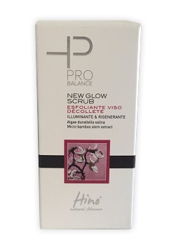 HINO NATURAL SKINCARE PRO BALANCE NEW GLOW SCRUB ESFOLIANTE VISO DECOLLETE 50 ML - Fontenova srl
