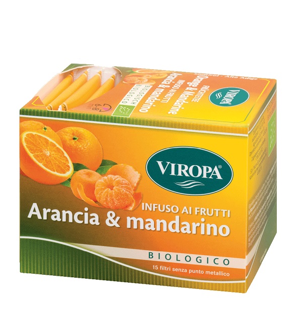 VIROPA ARANCIA & MANDARINO BIO INFUSO 15 FILTRI DA 2,5 G - Fontenova srl