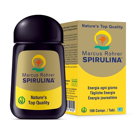 SPIRULINA MARCUS ROHRER RICARICA 180 COMPRESSE - Fontenova srl