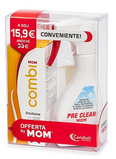 MOM KIT EMERGENZA PIDOCCHI SCATOLA TRASPARENTE - Fontenova srl