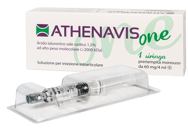 SIRINGA INTRA-ARTICOLARE ATHENAVIS ONE ACIDO IALURONICO 1,5% 4 ML - Fontenova srl