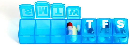 PORTAPILLORE SET MEDSTIMANALE MEDS - Fontenova srl