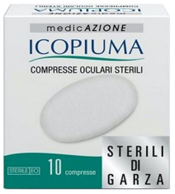 COMPRESSE OCULARI ADESIVE STERILI 10 PEZZI - Fontenova srl