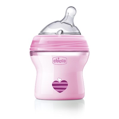 CHICCO BIBERON NATFEEL 0M+ 150 ML GIRL - Fontenova srl