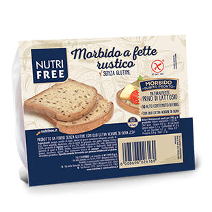 NUTRIFREE MORBIDO A FETTE RUSTICO 165 G - Fontenova srl