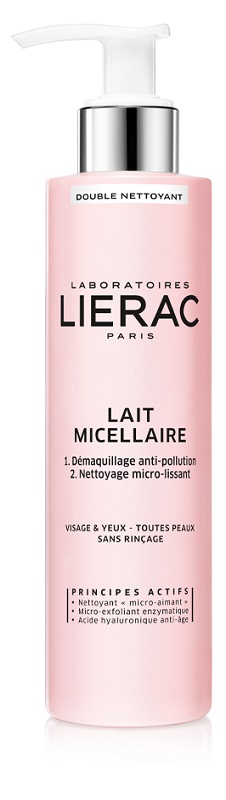 LIERAC DEMAQUILLANT LATTE MICELLARE A DOPPIA AZIONE 200 ML - Fontenova srl