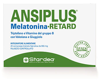 ANSIPLUS RETARD MELATONINA 20 COMPRESSE BISTRATO FAST SLOW 955 MG - Fontenova srl