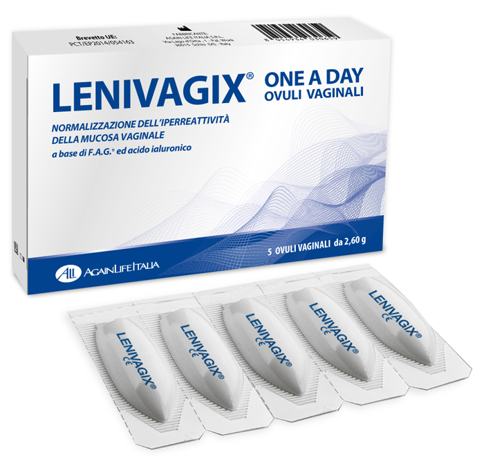 LENIVAGIX ONE A DAY 5 OVULI VAGINALI - Fontenova srl