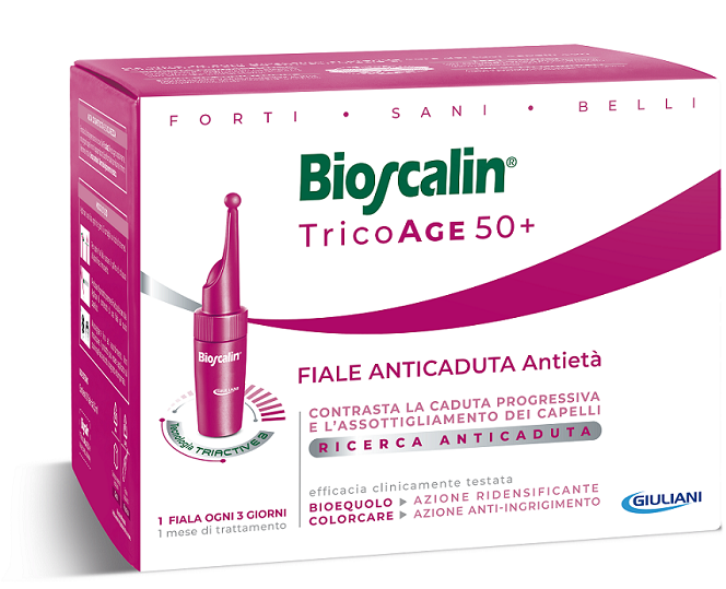 BIOSCALIN TRICOAGE ANTICADUTA ANTIETA' 10 FIALE 3,5 ML - Fontenova srl