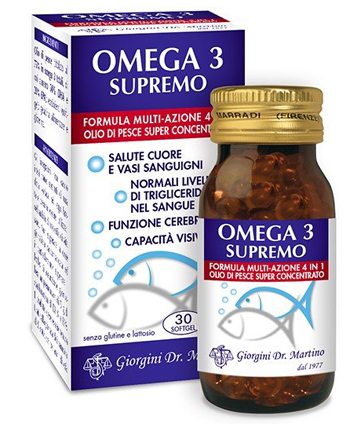 OMEGA 3 SUPREMO 30 SOFTGEL - Fontenova srl