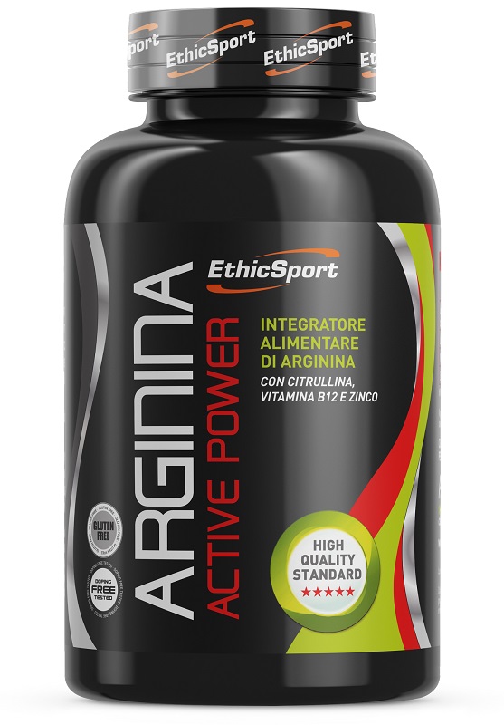 ETHICSPORT ARGININA ACTIVE POWER 90 COMPRESSE DA 1500 MG - Fontenova srl