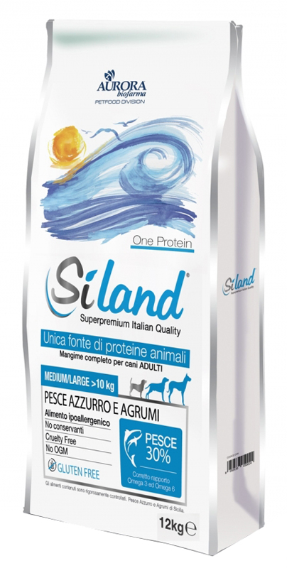 SILAND DIET ADULT MEDIUM/LARGE PESCE MONOPROTEICO CROCCHETTE12 KG - Fontenova srl