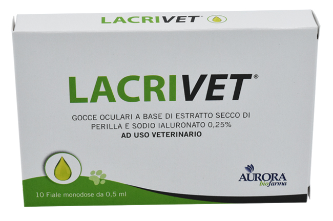 LACRIVET GOCCE OCULARI STRIP 10 FLACONCINI 0,5 ML - Fontenova srl
