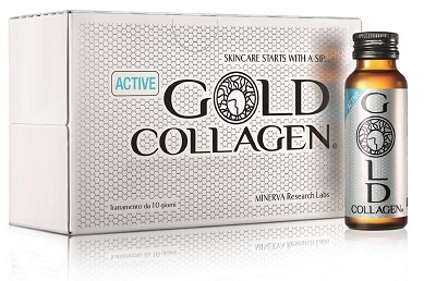 GOLD COLLAGEN ACTIVE 10 FLACONCINI 50 ML - Fontenova srl