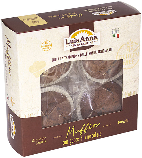 MUFFIN CIOCCOLATO 4 X 50 G - Fontenova srl
