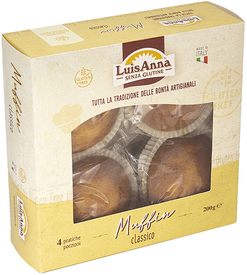 MUFFIN SEMPLICE 4 X 50 G - Fontenova srl
