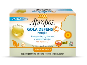 APROPOS GOLA DEFENS C LIMONE/ZENZERO 20 PASTIGLIE - Fontenova srl