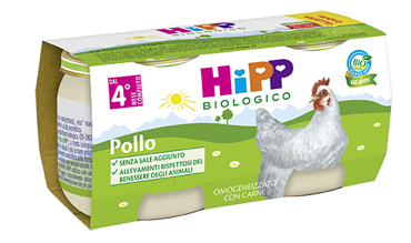 HIPP BIO HIPP BIO OMOGENEIZZATO POLLO 2X80 G - Fontenova srl