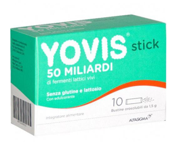 YOVIS STICK 10 BUSTINE DA 1,5 G - Fontenova srl
