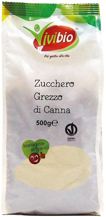 VIVIBIO ZUCCHERO GREZZO DI CANNA 500 G - Fontenova srl